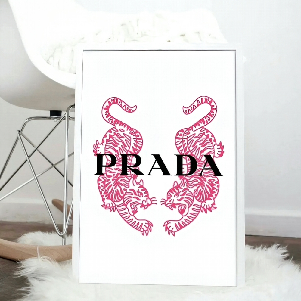 Prada 8 1/2"x11" Framed Wall Art